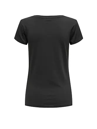 ONLY | T-Shirt ONLHELLA LIFE | grau